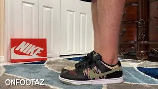 Nike Dunk Low Black Multi Camo
