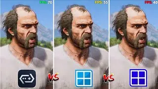 GTA5 FPS Test: GameHub vs Winlator Bionic vs Winlator OMOD | Best Emulator for Android 🎮