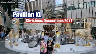 Pavilion KL Christmas Decorations 2021 4K video