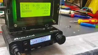 Midland M - Mini / 4W Display Normal / 20W FM Display Blau
