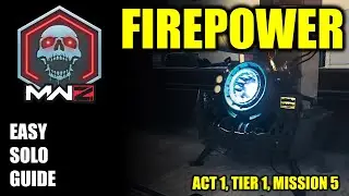 COD MW3 Zombies, Firepower Solo mission guide (Act 1, Tier 1, Mission 5)