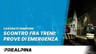 Casorate Sempione | Scontro fra treni: prove di emergenza