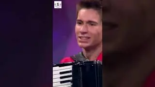 Final Countdown on ACCORDION gets Golden Buzzer! #shorts