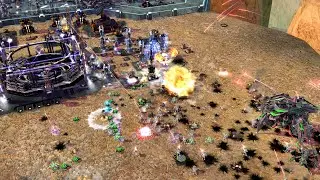 Cybran vs UEF - №15-4-25 - Revamp Expansion Mod (RVE) - AI vs AI - Supreme Commander 2