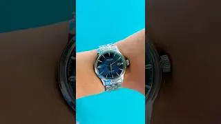 Dress watch to the pool? Why not? Seiko Presage Blue Moon SRPBJ41J1  #watch #seiko #seikopresage