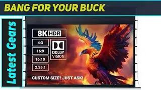 Phoenix Black Diamond Acoustic: The Ultimate Hidden 8K Screen Experience!