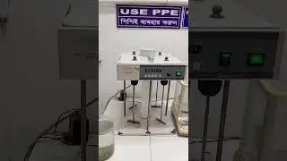 jar test machine for etp. #water #etp #environment