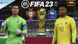RONALDO vs MBAPPE, Who is better goalkeeper? PORTUGAL vs FRANCE, FIFA 23, PS5, 4K
