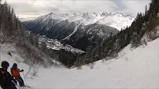 Chamonix, Off piste Lavancher