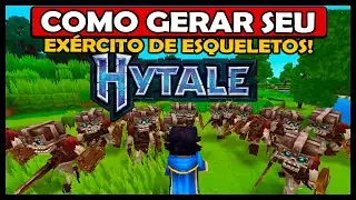 COMO GERAR ESQUELETOS COM A NOVA MAGIA DO HYTALE! F&Aacute;CIL E R&Aacute;PIDO