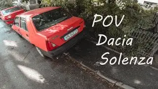 POV - Driving Dacia Solenza in Bucharest