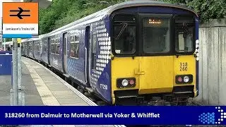 318260 from Dalmuir to Motherwell via Yoker & Whifflet