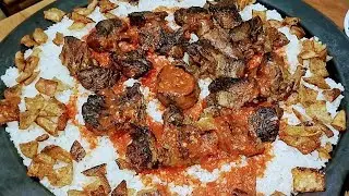 فتة اللحمة المصرية أساسي في عيد الأضحى المبارك بطريقة مميزة وخطيرة وبطعم وريحة تجنن😋