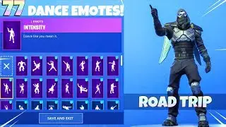 *NEW* ROAD TRIP Skin with 77 DANCE EMOTES! Fortnite Battle Royale