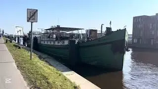 【City Walk#15】North side of Eemskanaal in Groningen - [soft BGM] | フローニンゲン・エムス河北側の道散策