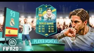 Was f&uuml;r eine Karte !!! Fifa 20 | 4K | Player Moments Sergio Ramos SBC