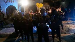 TUNA FEMENINA DE HOLANDA (LA TUNIÑA DE EINDHOVEN) EN EL CONCURSO DE RONDAS EN EL PUEBLO CANARIO