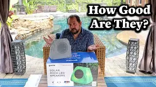 Rock Out All Summer Long! ☀️ [Review] Gemini Sound Solar Bluetooth Rock Speakers