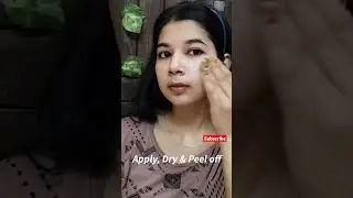 Wow Aloe vera peel off Gel mask review/Magical face mask for instant glowing skin/#shorts #short