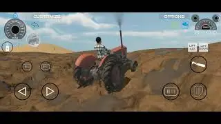 Old tractor stunt in kichad simulator 3d game 