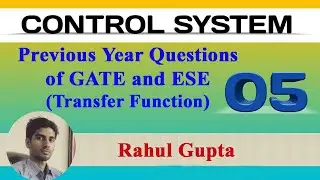 5 Objective Questions of Transfer Function in control system| Previous Year Questions of Control Sys