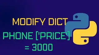 Python | Modify Dictionary