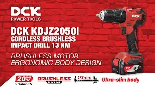 DCK KDJZ2050i Cordless Brushless Impact Drill / Mesin Bor Impact Baterai 13mm