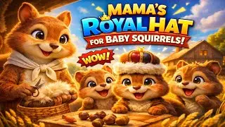 🐿️ Mama Squirrel&rsquo;s Royal Surprise 👑 | A Heartwarming Farm Story for Kids
