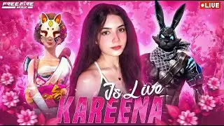🔴[Live] Free Fire ID Reaction 😱🔥& Game rank push 👧 Girl Gamer