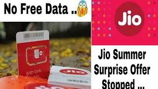 Jio Summer Surprise offer Stopped ...😱 TRAI puts BAN 😩😩
