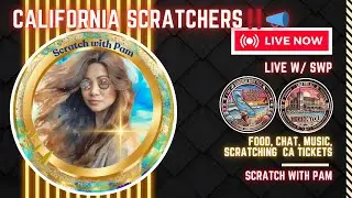 CA SCRATCHERS‼️ #chat #live #fun #music #conversation #scratching #like #lottery #scratchers #lotto