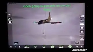 Real Flight Simulator video breaking the sound barrier on my last flight in the Concorde 
