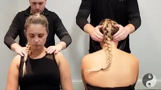[ASMR] Stunning Seated  Neck & Shoulder Massage [No talking] [No Music]