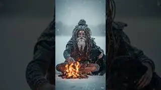 Monk Saves Dog in Ice Mountain ❄️🔥 #shorts