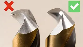 Никогда не покупайте новое сверло! Лучший способ заточить сверло до остроты бритвы | Creation Maker