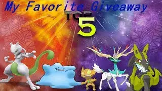 🔴Pokemon Giveaway My Top 5 Favorite