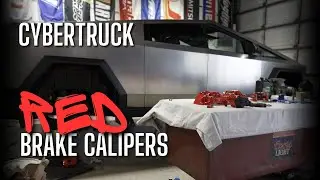CYBERTRUCK - BRAKE CALIPER POWDER COAT in Red