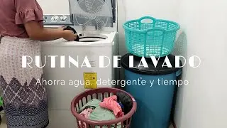 Rutina de lavado con solo 3 productos||ahorra detergente,agua y tiempo #rutinadelavado #Hogar