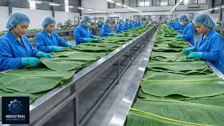 100,000 Plates Per Day - The INSANE Speed of Eco Friendly Smart Leaf Manufacturing (Full Process)