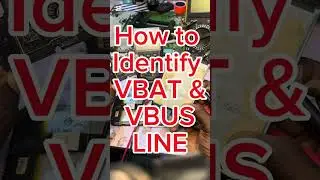 How to identify VBA and Vbus line in a phone 