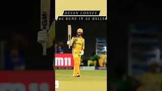 Devan convey 85 runs || Devan Convey batting today || #cskvssrh