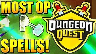 I GOT THE BEST SPELLS IN ROBLOX DUNGEON QUEST! #1