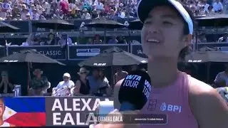 Alexandra Eala Wins 🎉🎊 🇵🇭 Eala Makes Her Third Main Tour SF 