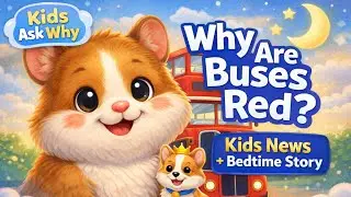 Kids Ask Why: Why Are Buses Red? | Kids News + Bedtime Story🏰