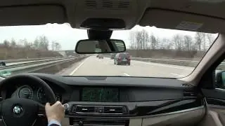 The co-drivers view: driving fast on the Autobahn