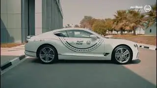 The extraordinary #Bentley #ContinentalGT V8 as part of Dubai Police&rsquo;s luxurious patrol fleet.