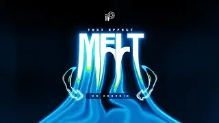 Easy Liquid (Melting) Text Effect On Android (Ibis Paint X) || Typography Tutorial || #tutfromtechno