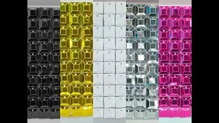 Clear Self-locking Based Gems Sequin Wall & Install Instruction