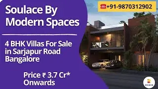 Soulace от Modern Spaces | ☎ +91- 9870312902 | Виллы с 4 спальнями на продажу на улице Сарджапур ...