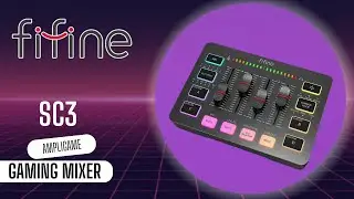 Fifine Ampligame SC3 Gaming Audio Mixer